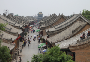 The main street in the ancient city of Pingyao