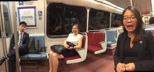 10:30PM Metro rides with the HRNK team. Everyone is clearly sane, happy, and totally professional all the time. 