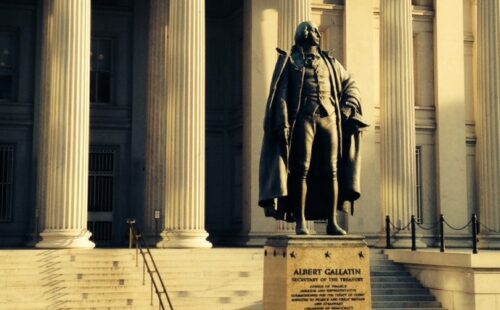 Albert Gallatin statue in Washington, D.C.