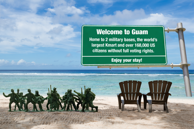 Welcome to Guam Sign