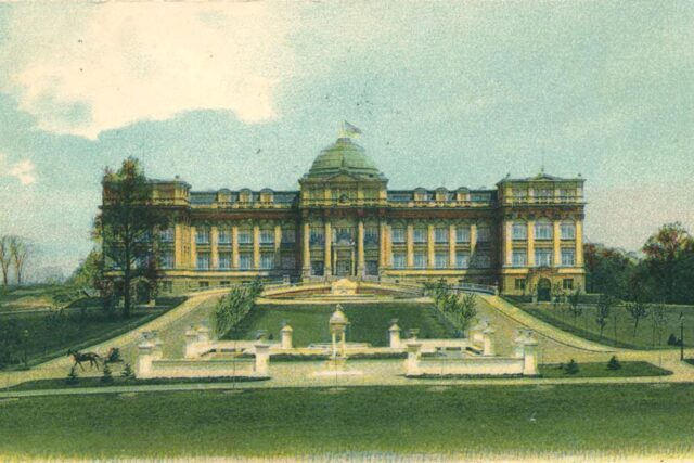 A depiction of the New York Botanic Garden in 1906.
